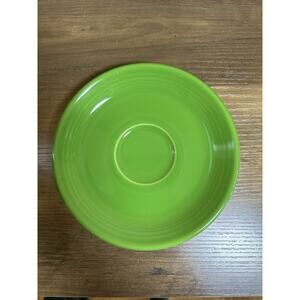 Fiesta Shamrock GREEN Homer Laughlin‎ Saucer for Flat Cup - Fiestaware